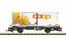 RhB Containerwagen, coop Zitrone LGB 45897