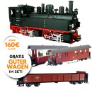 Mallet HSB analog Wagen-Set 3+1 Gratis Personenwagen Train Line 8200234