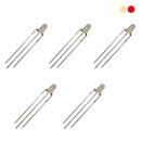 5x Dual-LED 3 mm diffus rot/warmweiß mit integriertem Widerstand für 5-24 V ML-Train 83801260