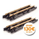 Rollwagen-Set 99-06-29 und 99-06-03 DR Train Line 3147333